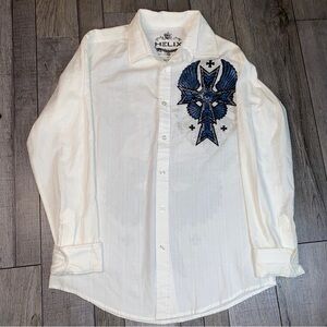 Helix Shirt Men's SIZE-Med Y2k Skateboarding, Dancing, Entertainment